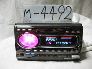 M-4492　ADDZEST　アゼスト　DMZ725LP　MDLP　フロント AUX　2Dサイズ　CD&MDデッキ　故障品