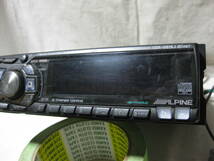 M-4464　ALPINE　アルパイン　CDA-9815J　MP3　4VPreOut　1Dサイズ　CDデッキ　故障品_画像2