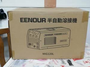 ★送料込み★未使用★EENOUR 半自動溶接機 MIG120L ＋ ★自動遮光溶接面★ 最大出力120A ノンガスMIG被覆アークLIFT TIG 100V 