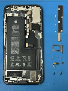 ★ 純正 iPhone XS バックパネル筐体 + カメラ + バッテリー87% ※ ブラック ※ 良品 ★