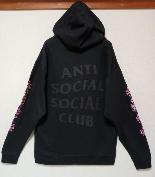 AntiSocialSocialClubアンチソーシャルソーシャルクラブ新品未使用パーカーフーディブラックサイズL