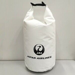  prompt decision! limitation! new goods unused!JAL Japan Air Lines sport bag shoulder bag water-repellent waterproof Haneda airport amenity goods white 