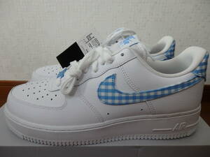 即決☆レア！限定！♪新品 NIKE ナイキスニーカー WMNS AIR FORCE 1 LOW '07 ESS エアフォース１ ギンガムチェック 27.0cm♪25周年♪40周年