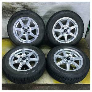 4 BRIDGESTONE 175/65R14 8.5分目 アクア ポルテ パッソ ヴィッツ スペイド ノート フィット ハスラー ソリオ 等 *6577の画像1