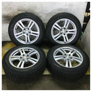 5 DUNLOP WINTERMAXX WM01 215/60R17 イボ付 エスティマ C-HR アルファード カローラクロス エクストレイル レガシィ 等 *6616