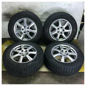 23 DUNLOP WINTERMAXX WM02 215/65R16 9分目 エスティマ C-HR ヴェルファイア カローラクロス エクストレイル CR-V アテンザ 等 *6565