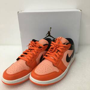 NIKE WMNS AIR Jordan 1Low SE ナイキ エアジョーダン 1Low DM3379 600 (Orange/Black )メンズスニーカー サイズ：28.5㎝ ユーズド