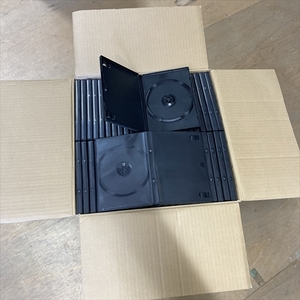 中古 DVDケース 1枚収納タイプ (黒色) 100本セット