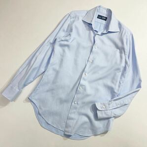 267 Maker's Shirt 鎌倉 メーカーズシャツ カマクラ 長袖 ワイシャツ 225 Liberty SLIM FIT 日本製 ビジネス オフィス ライトブルー 40116Fの画像1