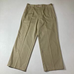 262 WOOLRICH ウールリッチ 90s タック ワークパンツ チノパン サイズ34 ワイド 太パンツ アシックス 日本製 アメカジ アウトドア 40103I