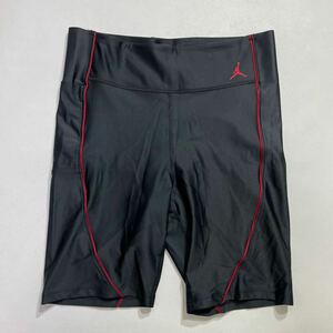 274 AIR JORDAN エア ジョーダン TIGHT FIT ショートタイツ スパッツ L ロゴプリント ジャンプマン バスケットボール スポーツ 黒 40130Q