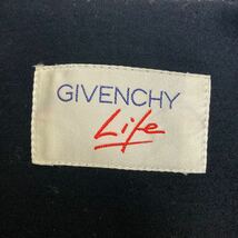 287 GIVENCHY LIFE ジバンシィ ベロア ノーカラージャケット 黒 サイズ9 ベルベット ノーボタン フォーマル パーティー 40131E_画像3