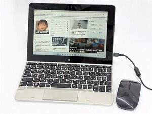 1円～ 新品マウス付き 中古良品 高速SSD Wi-Fi 10.1型 タブレット NEC PC-VKX64T1AR Atom 4GB 無線 Bluetooth カメラ Windows11 Office