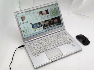 1円～ Windows11 Office 14インチ 高速SSD ノートパソコン Panasonic CF-LX6RDGVS 中古良品 第7世代Core i5 8GB 無線 Bluetooth カメラ