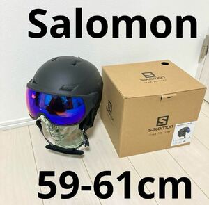 新品同様 SALOMON サロモン スキー スノーボード ヘルメット