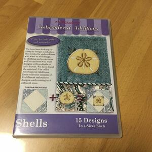 CD-ROM刺繍データAnita Goodesign Shells 貝殻模様のデータ(刺しゅうカード、刺繍カードではありません）