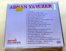 Adnan Yavuzer / Ud le Anlarmz 1 CD ウード 　トルコ音楽_画像2