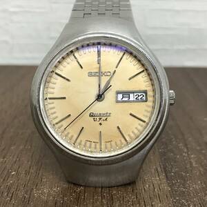 H944【１円スタート】SEIKO セイコー V.F.A. 3823-7000 ホワイトダイヤル ダブルカレンダー クオーツ ジャンク