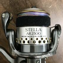 N136 SHIMANO シマノ STELLA ステラ AR 2500 SC 80E スピニングリ－ル 動作確認済み スピニングロッド Abu Garcia SALTY STAGE 竿_画像2