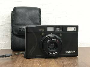 H956 CONTAX コンタックス T ix / Carl Zeiss Sonnar 28mm F2.8 T* コンパクトフィルムカメラ 動作確認済み