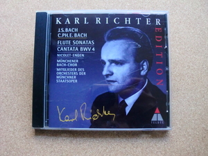 ＊【CD】カール・リヒター／KARL RICHTER EDITION　バッハ FLUTE SONATAS 他（0630-11427-2）（輸入盤）