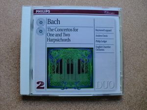 ＊【２CD】レイモンド・レッパード／バッハ The Concertos For One And Two Harpsichords（454 268-2）（輸入盤）