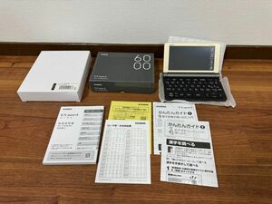 【ほぼ新品】電子辞書 EX-word XD-JTSR6000GD