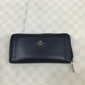 （宝）【同梱可】【1円スタート】財布 COACH コーチ　ブランド レザー ファスナー お札入れ　小銭入れ　カード入れ