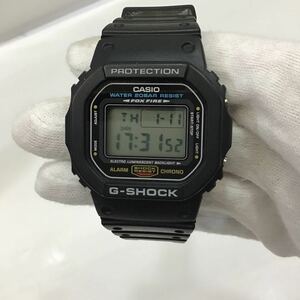 （宝）【同梱可】腕時計 G-SHOCK Gショック CASIO カシオ 黒 DW-5600E 稼働品