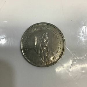 10（宝）【同梱可】【1円スタート】外国銭 古銭　コイン　1968年Ｂスイス5フラン　硬貨 銀貨 コレクション