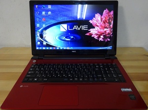 NEC ノートパソコン LAVIE Note Standard PC-NS150BAR/Cele 3205U 1.5GHz/4GB/1000GB/中古特価良品