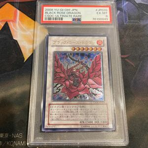 遊戯王　ブラック・ローズ・ドラゴン　レリーフ　PSA6