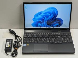 【中古】富士通 LIFEBOOK AH53/B3 FMVA53B3BG SSD256GB 換装 Windows11クリーンインストール