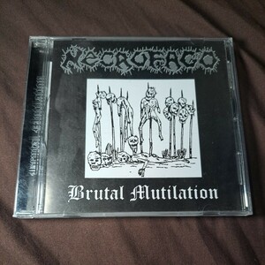 【強烈ブラジル産ノイズデスメタル】 Necrofago - Brutal Mutilation ブラックメタル