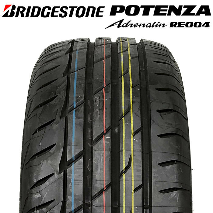 【2022年製】 BRIDGESTONE 225/50R17 98W POTENZA Adrenalin RE004 ポテンザ ブリヂストン サマータイヤ 夏タイヤ スポーティ 1本