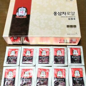 ★高濃縮極上プレミアム高麗人参茶『正官庄６年根紅参茶☆茶ラベル』《ROYAL》お試し１０袋