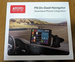 【送料無料】ATOTO P8 オンダッシュモニター/フロントカメラ付属/ワイヤレスAndroid Auto/ワイヤレスCarplay【動作確認済】