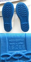 未使用・保管品/ミッキーマウス＆ドナルドダック 15cm キッズ スニーカー MOONSTAR ムーンスター シューズ 靴 新学期 通園 通学 青_画像9