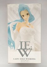 未開封・保管品 ワンピース LADY EDGE WEDDING NEFELTARI VIVI ネフェルタリ ビビ ホワイト フィギュア ビビ バンプレスト_画像3