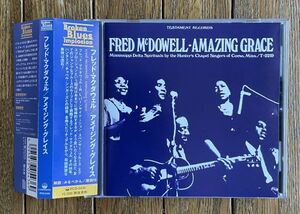 BROKEN BLUES IMPLOSION◆FRED McDOWELL - AMAZING GRACE フレッド・マクダウェル オビ付国内盤