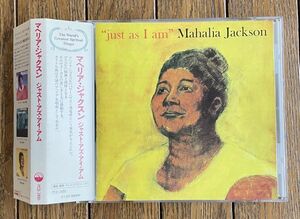 ゴスペル NASHBORO GOSPEL◆MAHALIA JACKSON - JUST AS I AM マヘリア・ジャクソン オビ付国内盤