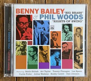 24BIT◆BENNY BAILEY & PHIL WOODS - BIG BRASS / RIGHTS OF SWING ベニー・ベイリー／フィル・ウッズ SPAIN盤