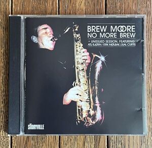 ブリュー・ムーア(ts)◆BREW MOORE - NO MORE BREW DENMARK盤