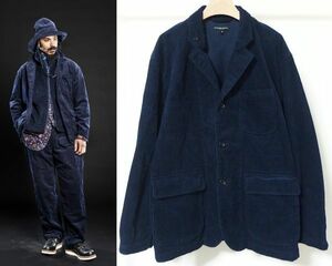 22AW Engineered Garments エンジニアードガーメンツ Loiter Jacket 8W Corduroy コーデュロイ ロイター ジャケット S 紺