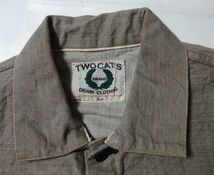 TCB jeans Two Cat's Blouse Logwood Brown Viktor's Voice Project ログウッド デニム ジャケット Gジャン 44 Tバック仕様_画像4