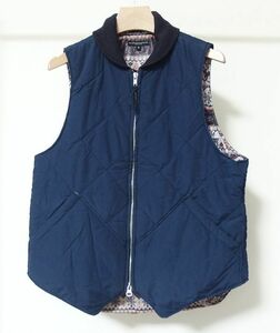 Engineered Garments エンジニアードガーメンツ Primaloft Liner Vest Nyco Poplin プリマロフト ライナー ベスト S 紺