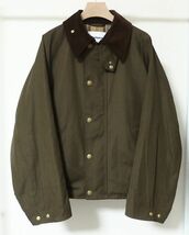 22AW BARBOUR バブアー 別注 TRANSPORT トランスポート ノンワックス ジャケット 38_画像2