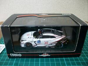 【エブロ】【1/43】【現状優先】【M04】NISSAN GT-R GT1 2009 Silverstone 一応ジャンク扱　詳細不明　現状優先！