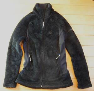 240125_401_113>MILLET Millet fleece JACKET black color XS Lady's used >