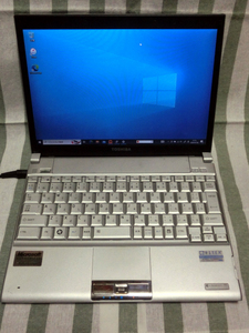 TOSHIBA dynabook SS RX 2GB 500GB Win10Home 22H2 Core2Duo U7600 1.2GHz バッ 12.1インチ　バッテリ×2個 ACアダプタ付 JUNK